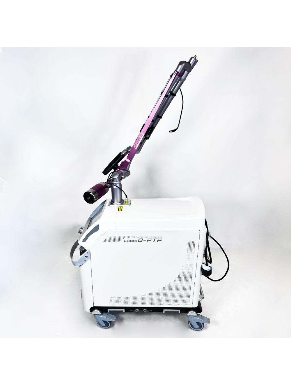 2018 Bison Lucid Q-PTP Nd:YAG Q-Switch Laser System 532nm / 1064nm Sol International Medical