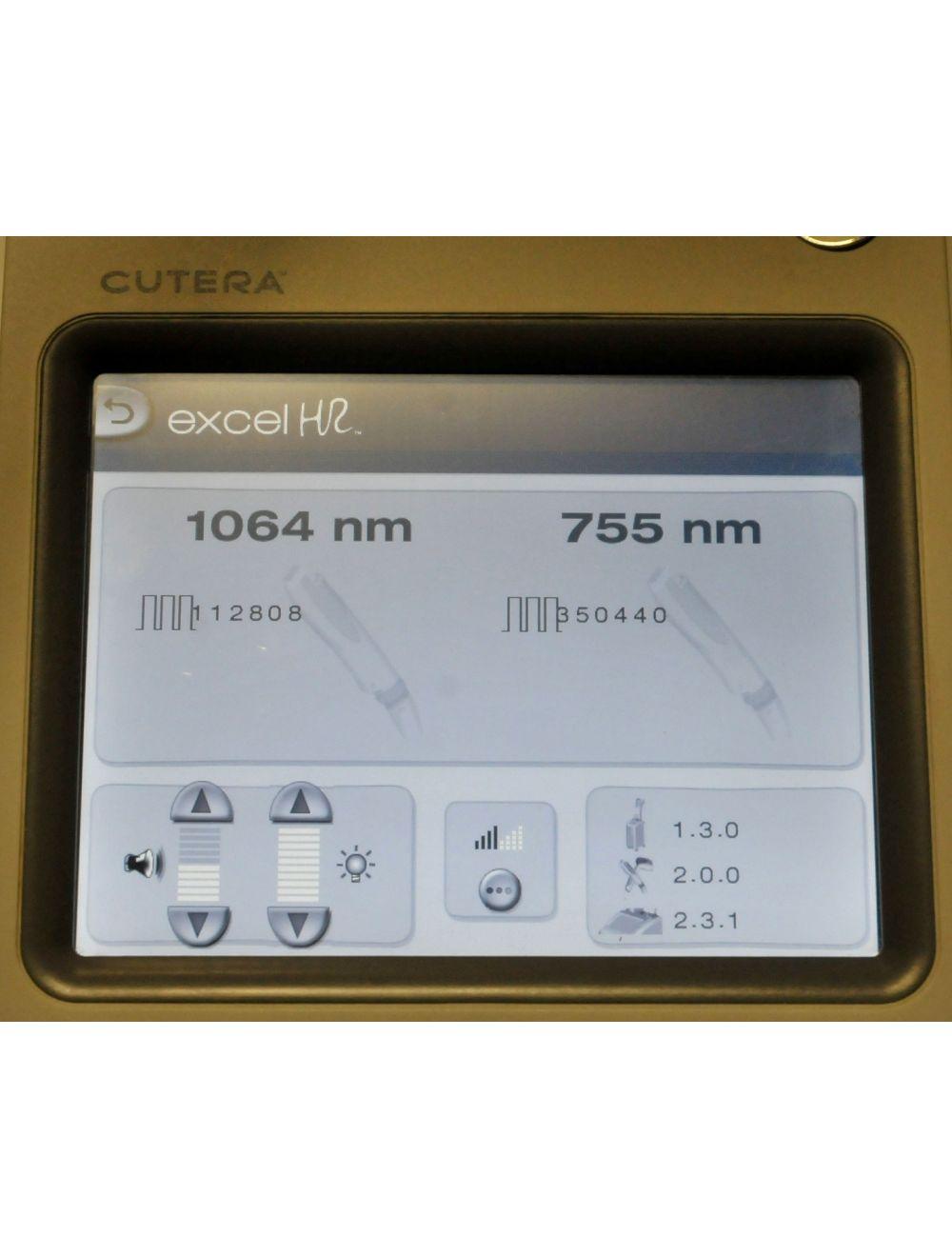 Cutera ExcelHR Laser Alexandrite Nd YAG 755 1064 Hair Removal Lesions Excel HR