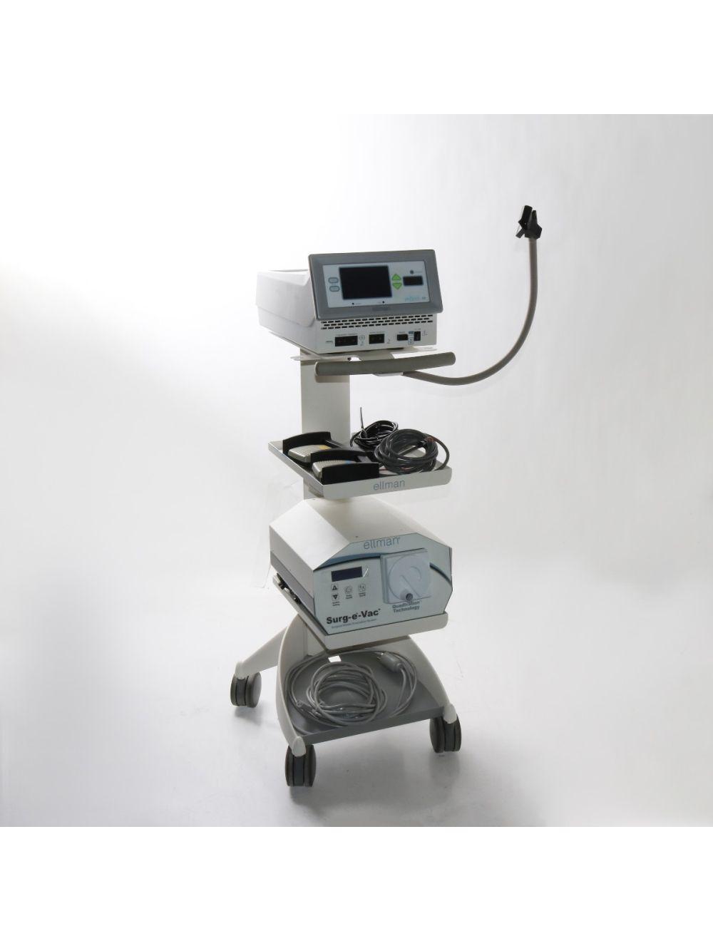 Ellman Pelleve S5 RF Generator + Surg-E-Vac Smoke Evacuator System &amp; Cart Cynosure