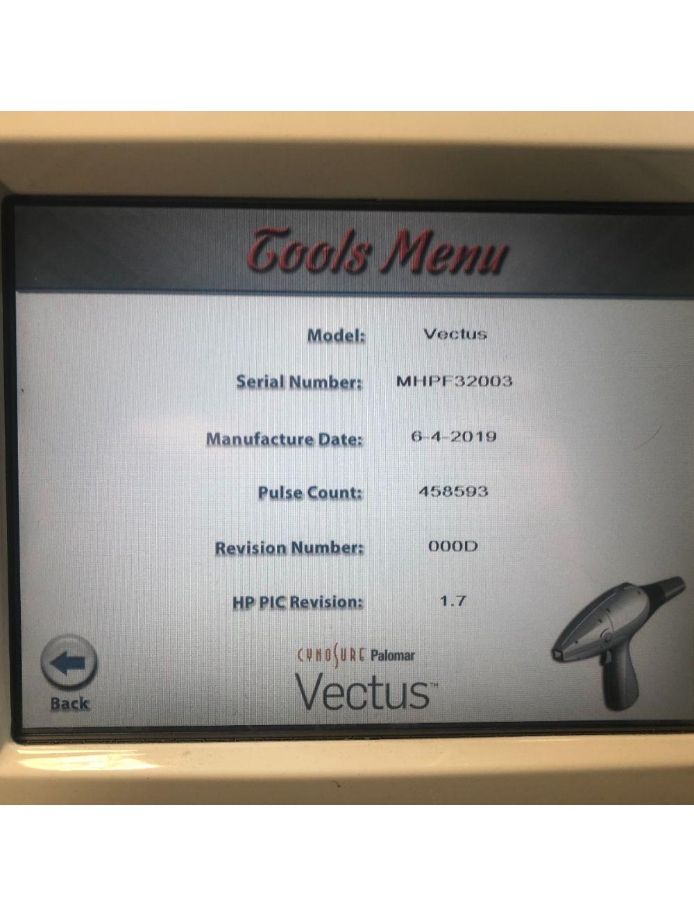 2013 Cynosure Palomar Vectus 810nm Diode Hair Removal Diode Laser System