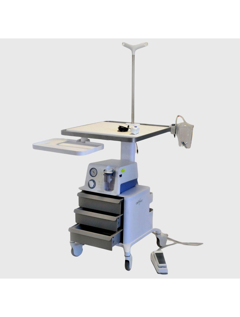 Ulthera Cellfina Workstation &amp; Medela Dominant Flex Aspirator System Merz w Cart Sol International Medical