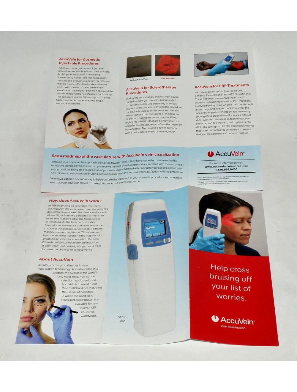 AccuVein Vein Finder AV400 Illuminator HF470-02 w/Rolling Stand Accu Vein System Sol International Medical