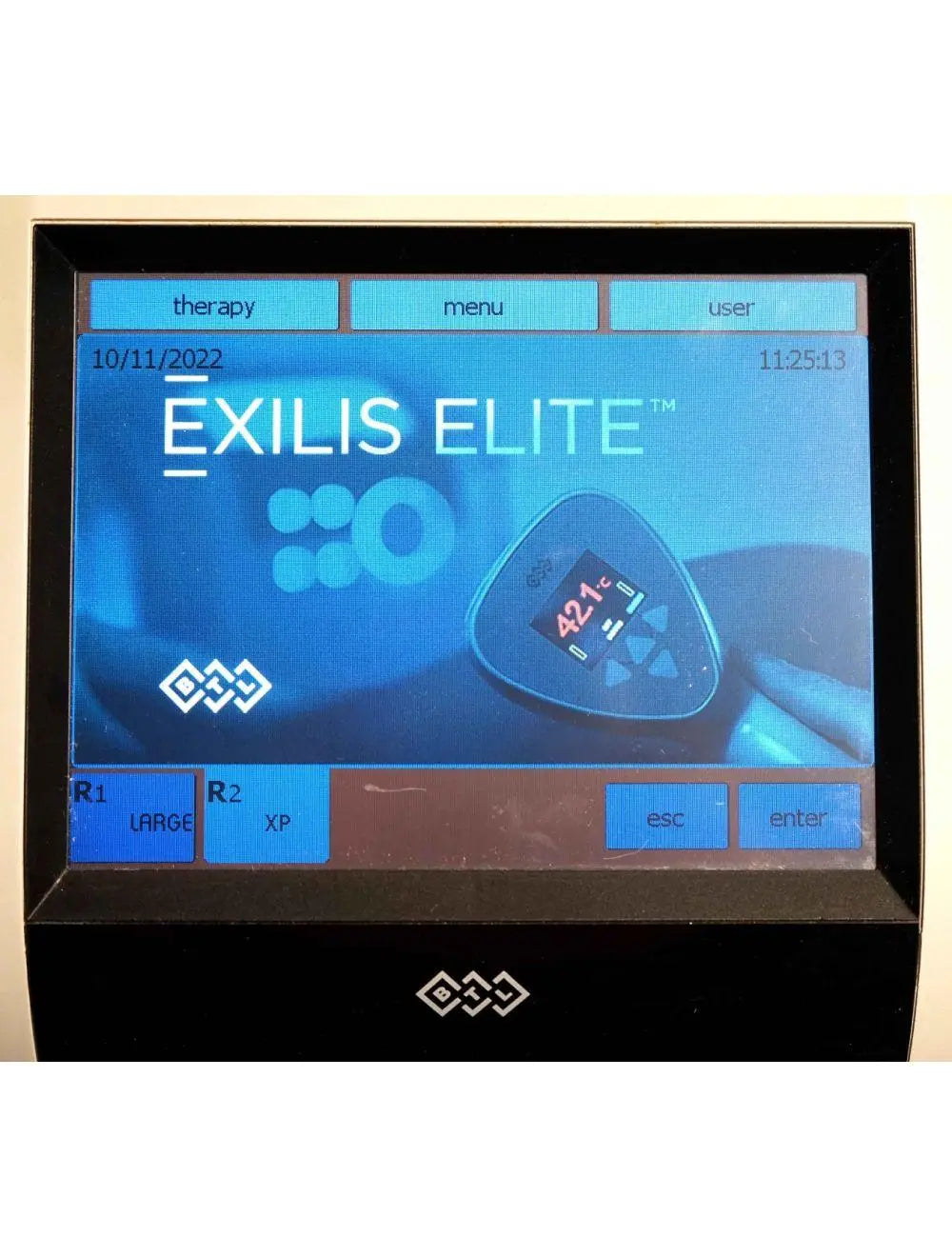 BTL Exilis Elite RF RadioFrequency 90 WATT Wrinkle Skin Tightening 2 Handpieces BTL