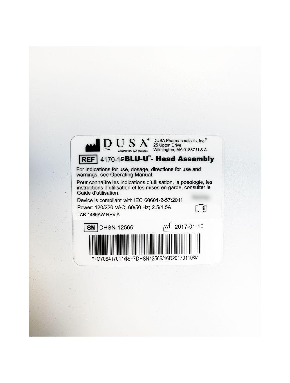 2017 Dusa BLU-U Blue Light Photo Dynamic Light Therapy PDT Acne Sun Damage