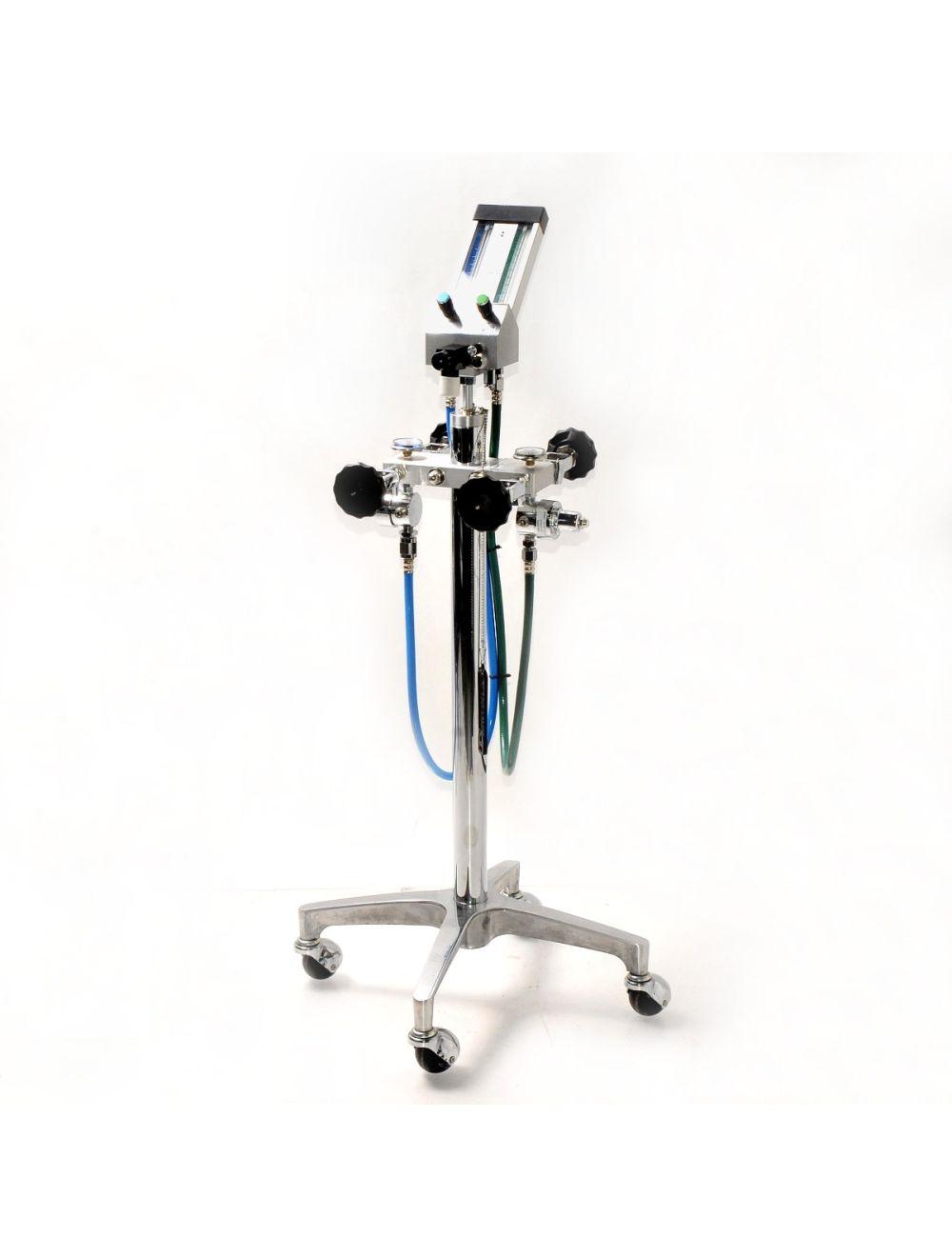 Belmed PC7 Analgesia Flowmeter Nitrous Oxide N2O Oxygen Portable Stand Dental Sol International Medical