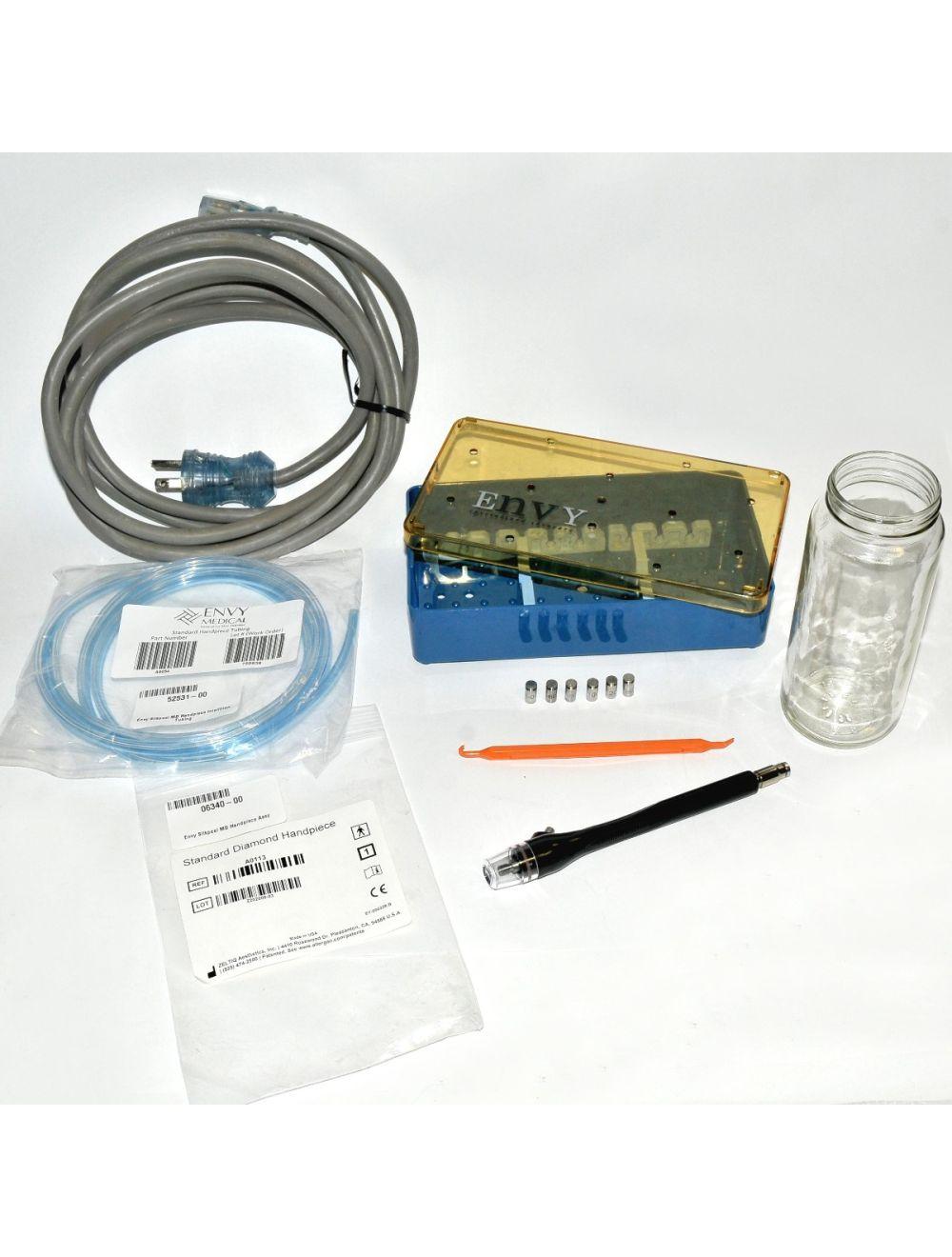 Envy Medical SilkPeel Dermalinfusion Silk Peel Standard Handpiece Tip Kit 540Hrs Sol International Medical