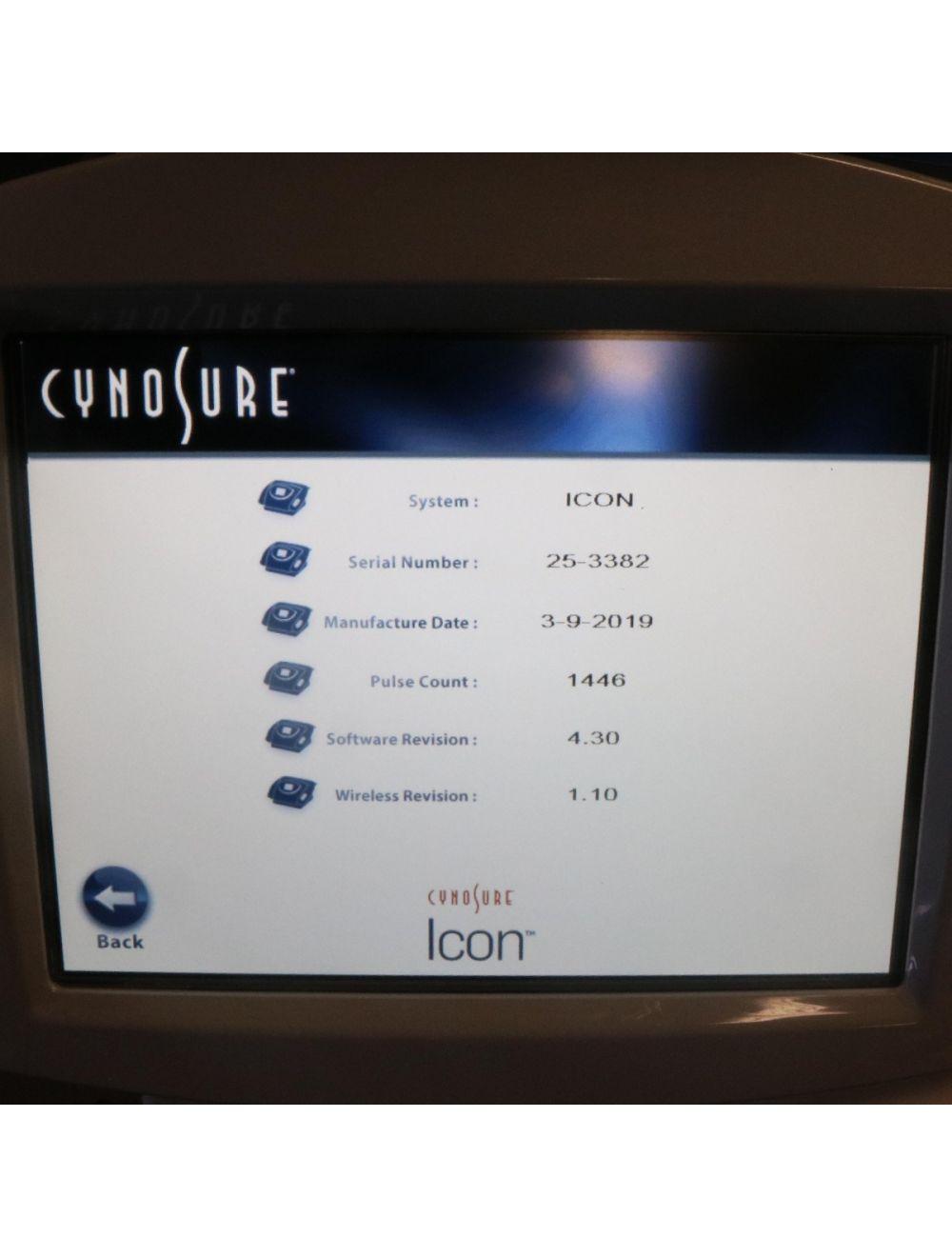 2019 Cynosure Palomar Icon Laser IPL w/ Max G 1540 2940 Skintel LOW SYSTEM SHOTS Palomar