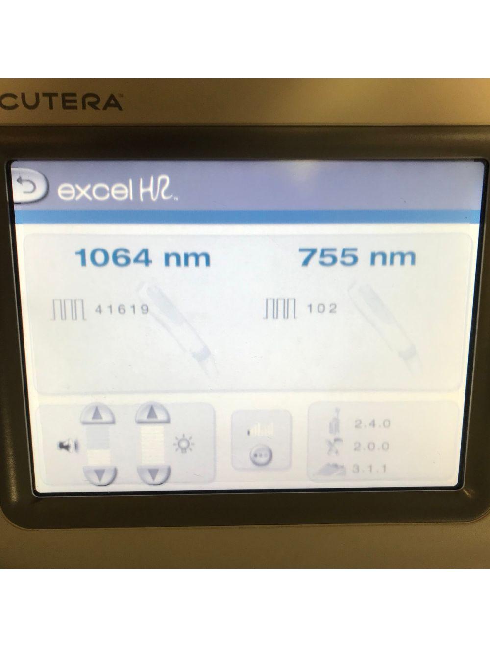 2018 Cutera Excel HR Alexandrite NdYAG 755 1064 Hair Removal Laser LOW 40K SHOTS Cutera