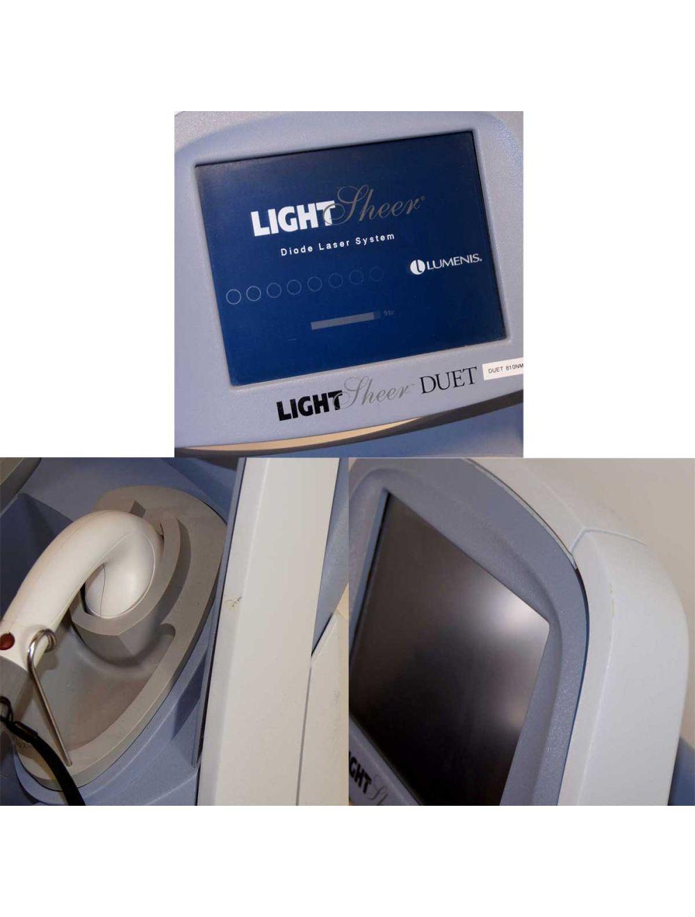 2007 Lumenis LightSheer Duet Laser System 810nm Diode HS and ET Hair Removal Lumenis