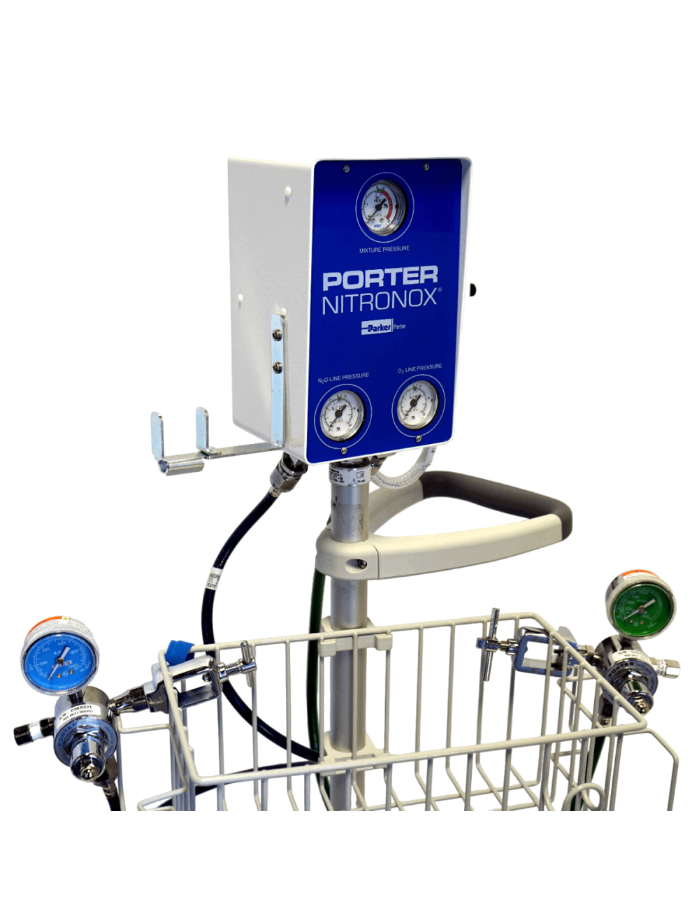 Parker Hannifin Porter NITRONOX NOX-5000HD Nitrous Oxide Mixture w/Rolling Stand Sol International Medical
