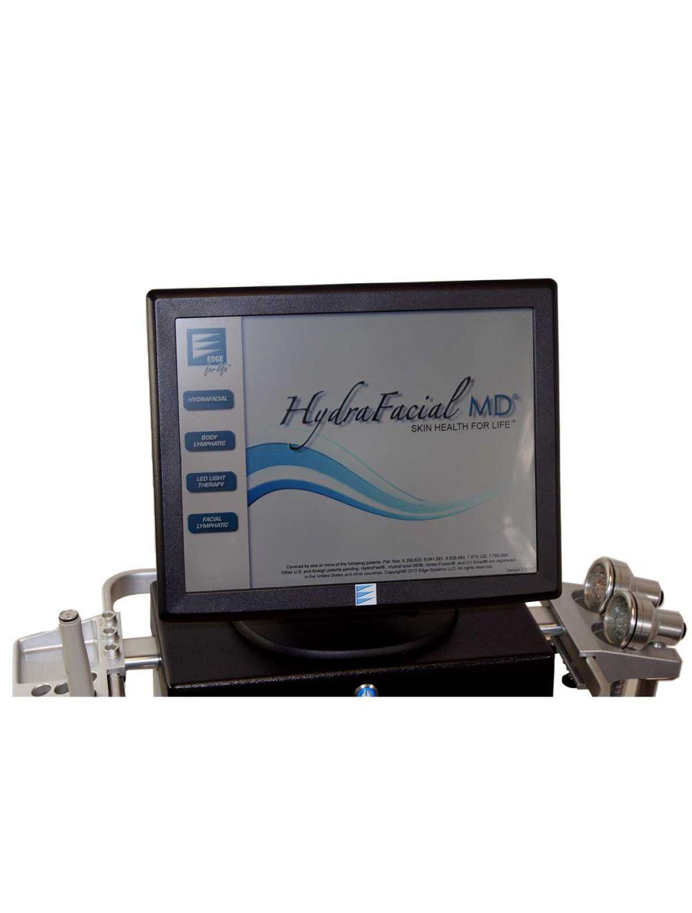 2016 Edge Hydrafacial Hydro Dermabrasion Multi-Step and Light Therapy System Hydrafacial