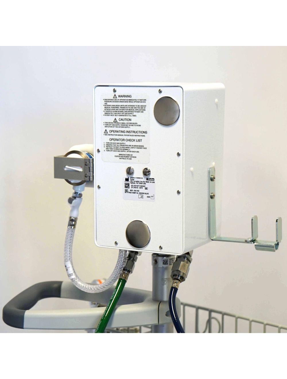 Parker Hannifin Porter NITRONOX NOX-5000HD Nitrous Oxide Mixture w/Rolling Stand Sol International Medical