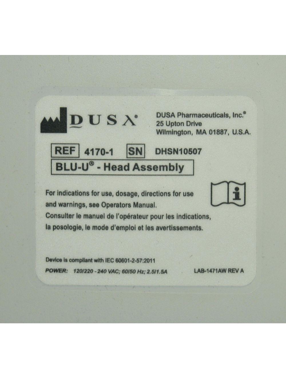 DUSA Pharmaceuticals Blue Light BLU-U Photodynamic Acne Therapy Treatment 4170 Sol International Medical