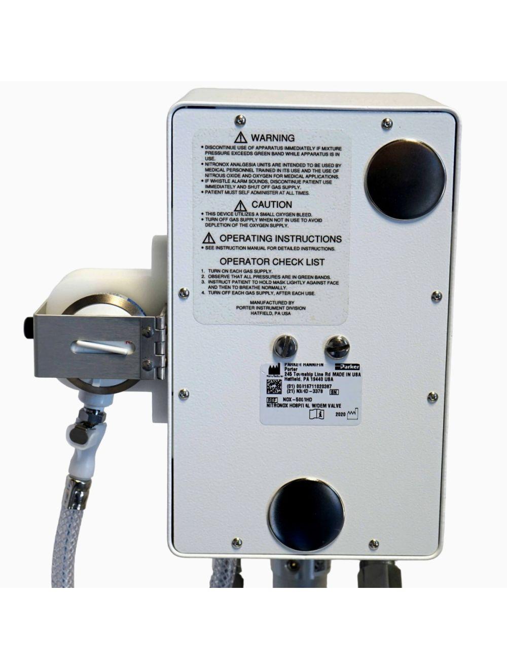 Parker Hannifin Porter NITRONOX NOX-5000HD Nitrous Oxide Mixture w/Rolling Stand Sol International Medical