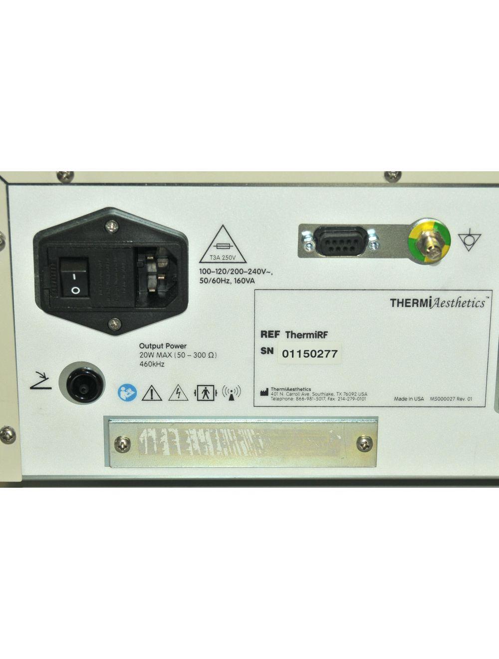 Thermi RF ThermiRF Generator ThermiSmooth ThermiTight ThermiRase RadioFrequency Sol International Medical
