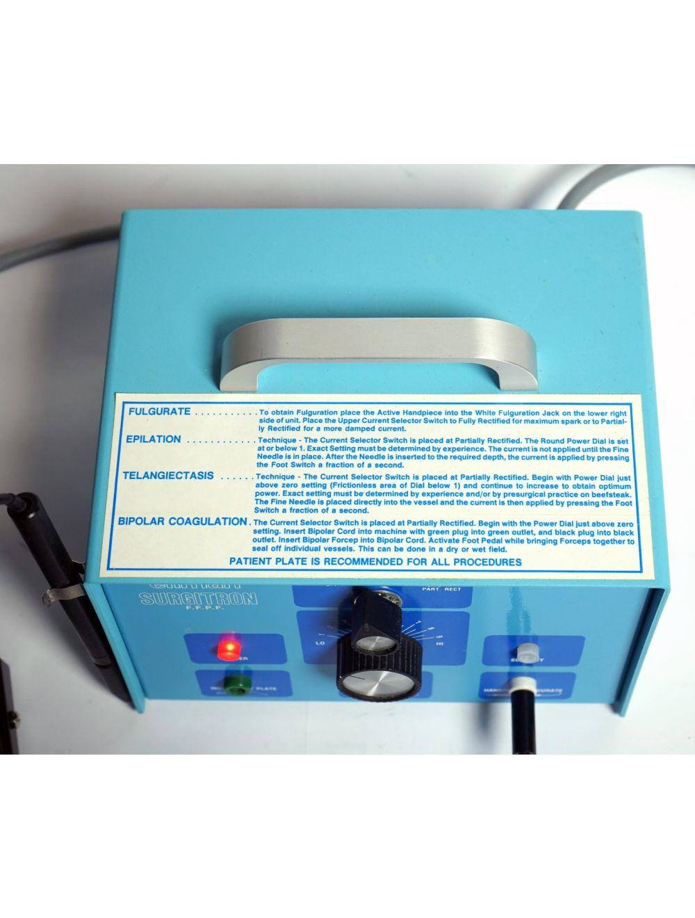 Ellman SURGITRON FFPF Electrosurgical ESU Cautery Dermatology Gynocology Device Sol International Medical