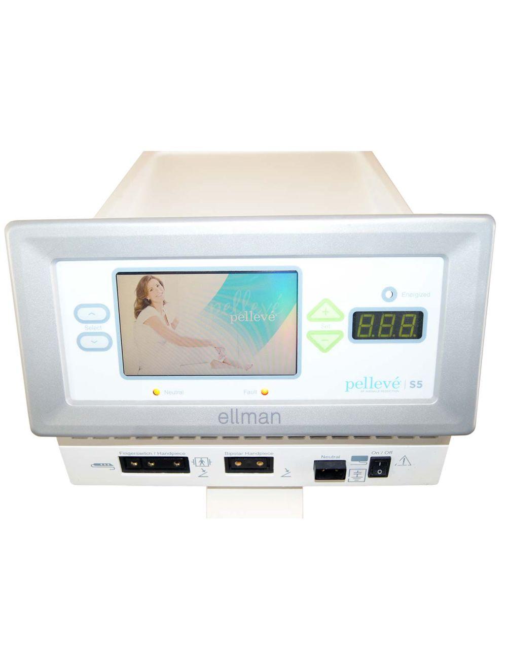 Ellman Pelleve S5 RF Wrinkle Reduction System IEC5P-ST Generator with Cart Cynosure