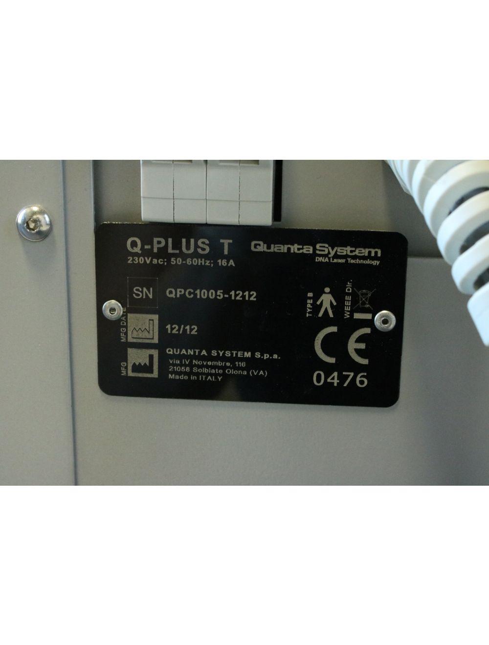 2012 Quanta Q-Plus T Tattoo Removal 1064 532 694 Laser Q-Switched Ruby + Nd:YAG Sol International Medical