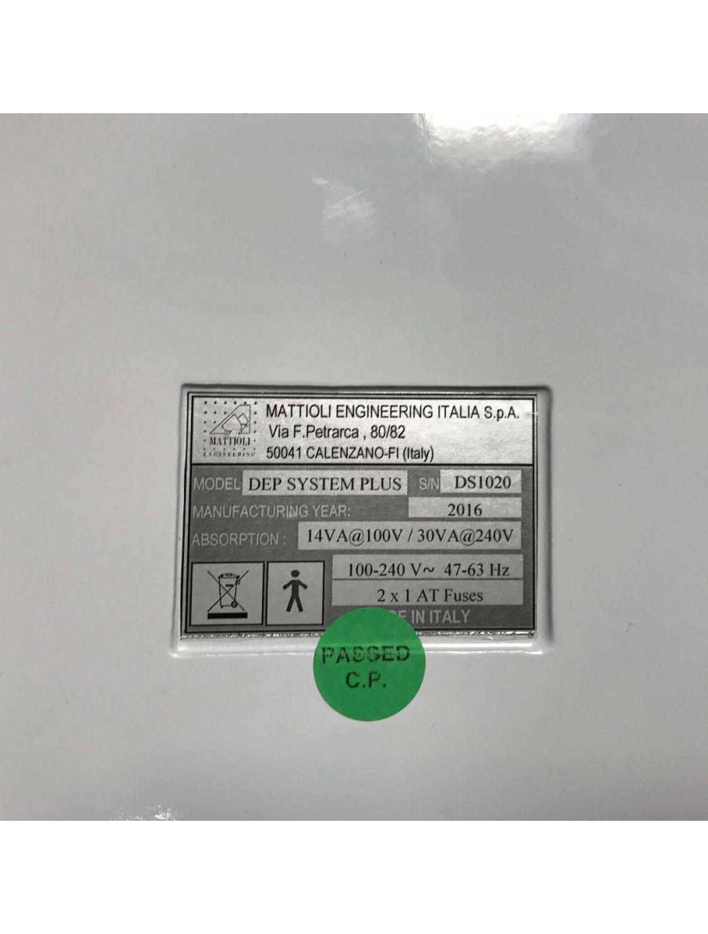 2016 Mattioli DEP System Plus DermoElectroPoration - Iontophoresis Device Sol International Medical