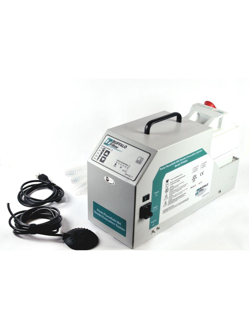 Buffalo Porta PlumeSafe 604 Smoke Evacuation Suction Filter PPS604 Std 110 Volt Sol International Medical