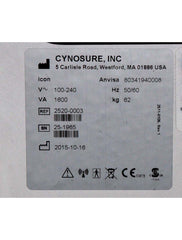 2015 Cynosure ICON IPL 雷射手機 2940 Fractional Max G Ys Palomar
