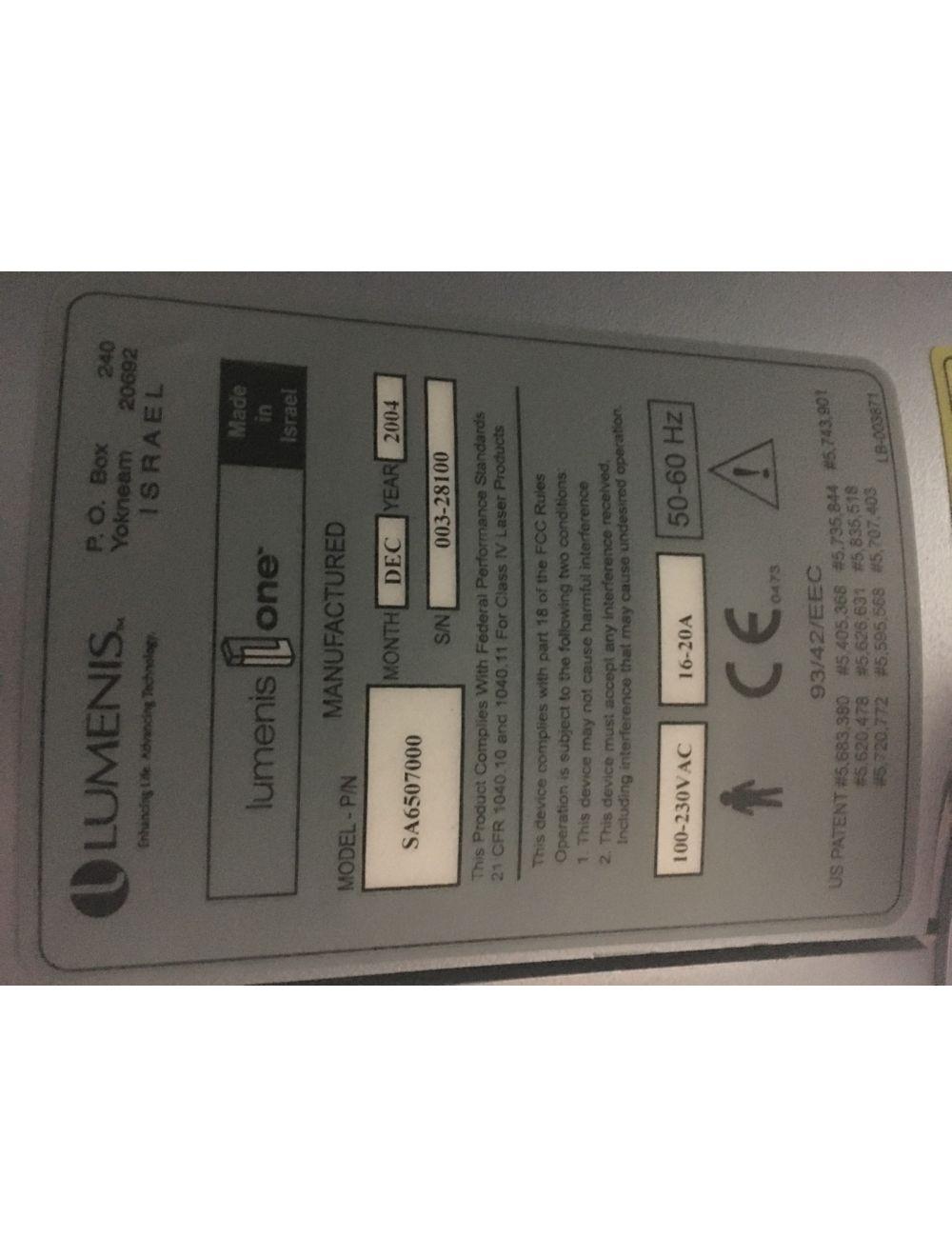 2004 Lumenis Lume One Lume1 LumeOne IPL with 2 handpieces Lumenis
