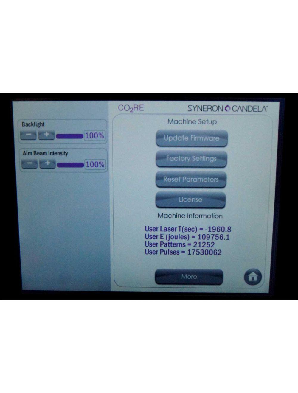 Syneron Candela 2017 CO2RE CO2 Laser Wrinkle Reduction Skin Resurfacing Core 2 Candela