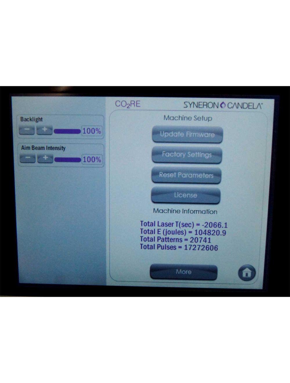 Syneron Candela 2017 CO2RE CO2 Laser Wrinkle Reduction Skin Resurfacing Core 2 Candela