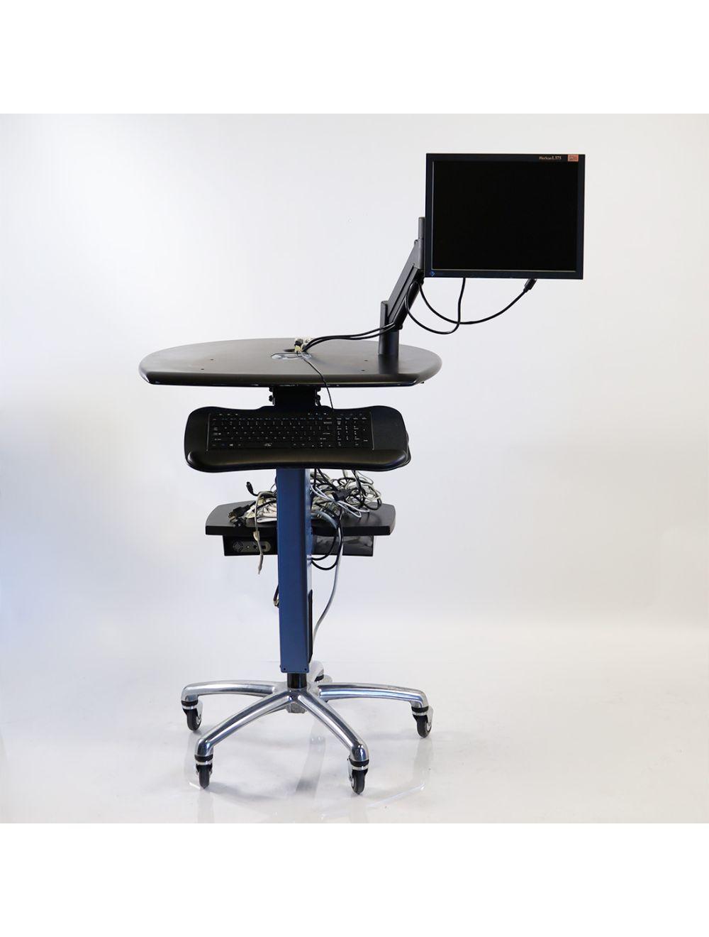 Canfield Visia Imaging Booth Mobile Rolling Cart Stand 5-Wheel Keyboard Monitor Sol International Medical