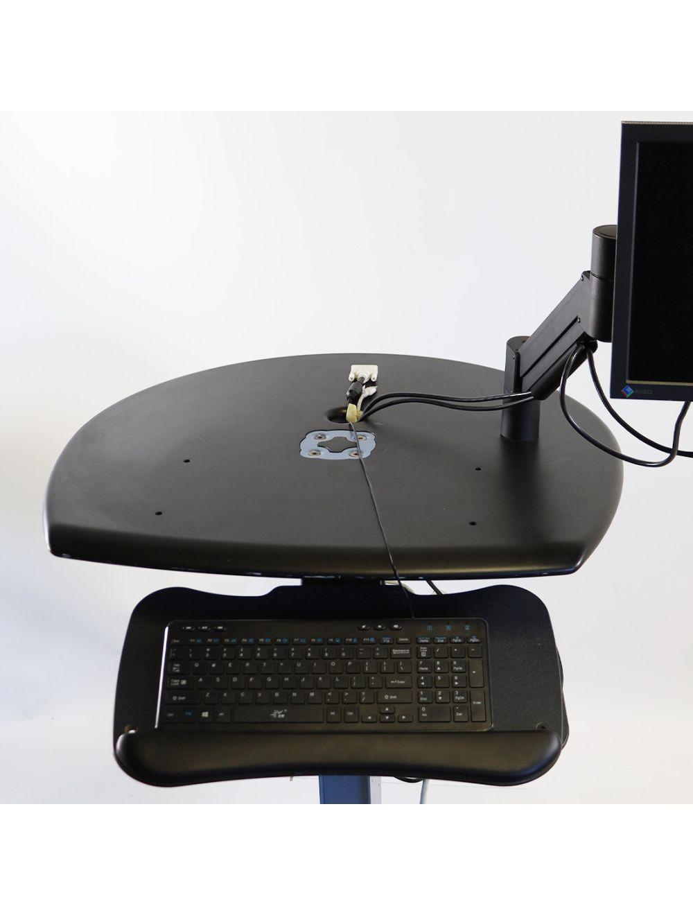Canfield Visia Imaging Booth Mobile Rolling Cart Stand 5-Wheel Keyboard Monitor Sol International Medical