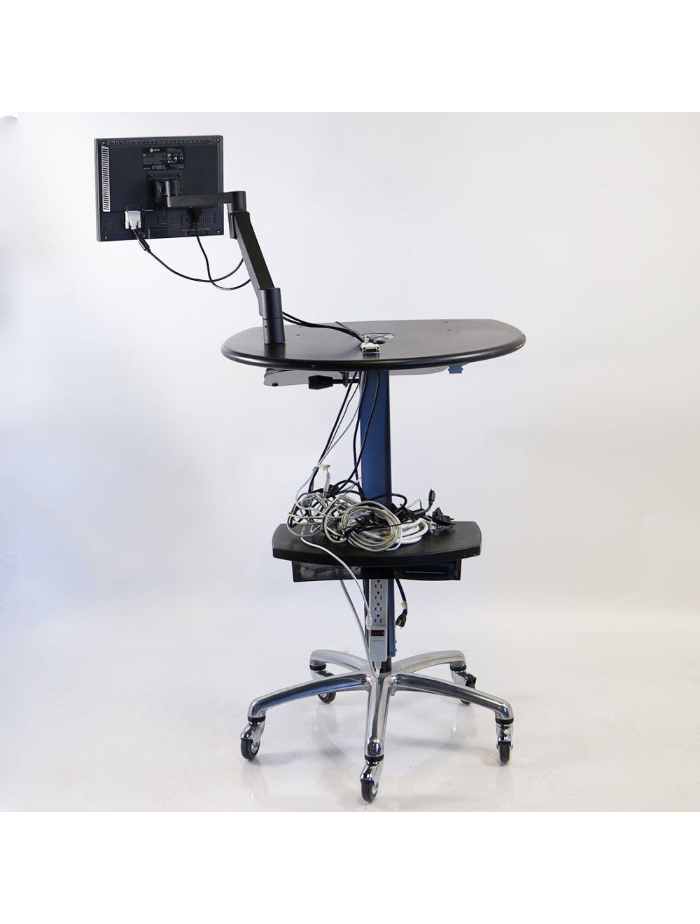 Canfield Visia Imaging Booth Mobile Rolling Cart Stand 5-Wheel Keyboard Monitor Sol International Medical