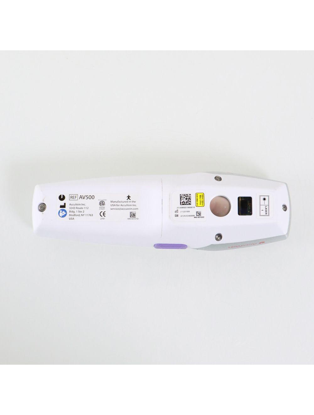 AccuVein Vein Finder HF580 Illuminator w/Mobile Stand AV500 Handpiece Accu Vein Sol International Medical