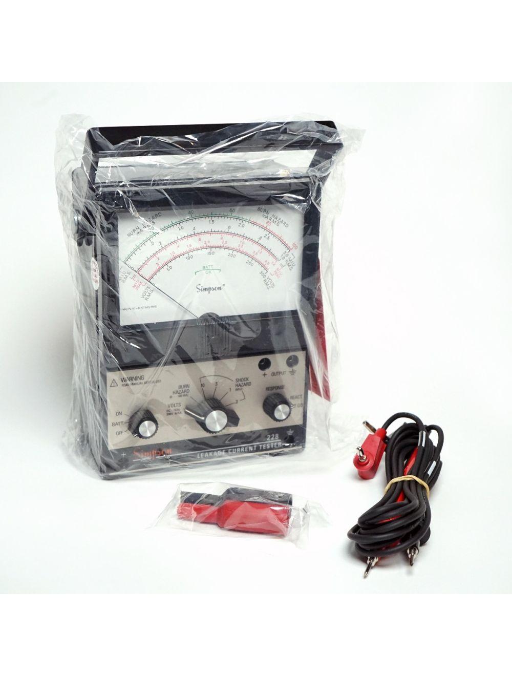 Simpson Electrical AC Current Leakage Tester Tool 228-IEC 40027 A/C Leak NEW NIB Sol International Medical