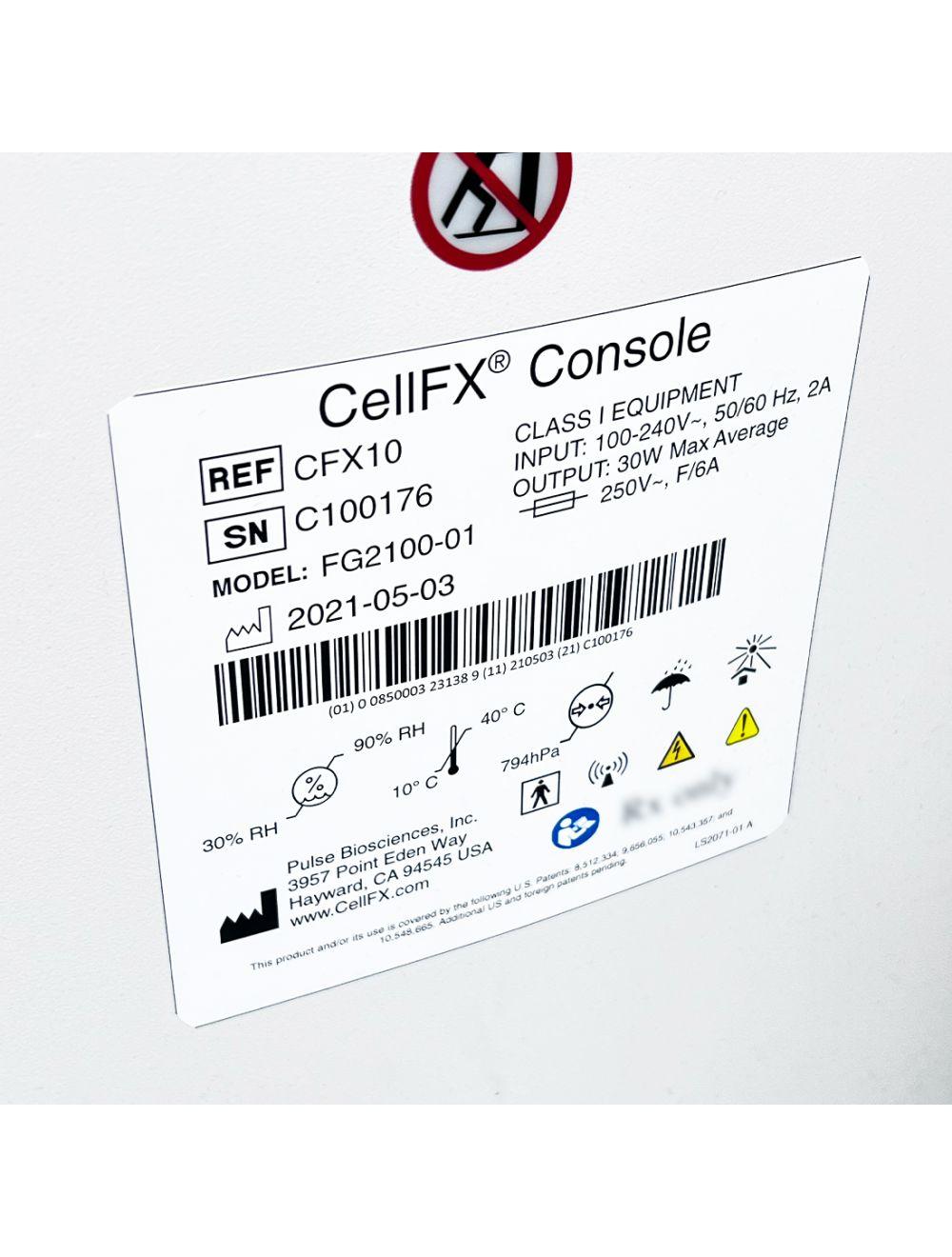 2021 CellFX Console CFX10 Skin Resurface Treatment Benign Lesions Warts Ablation Sol International Medical