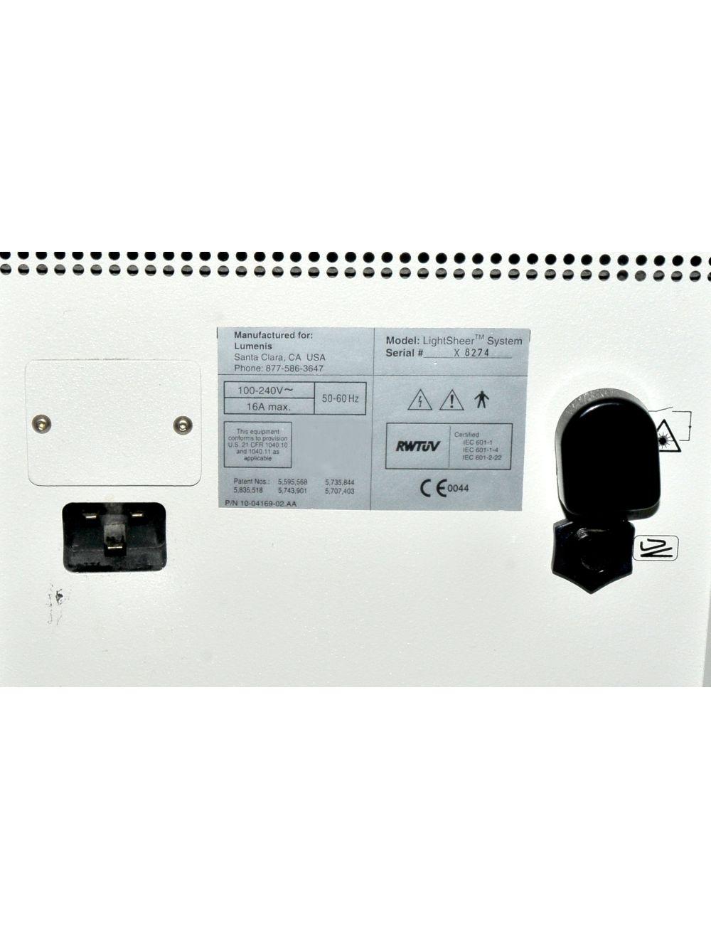 2004 Lumenis LightSheer XC Diode Light Sheer Permanent Laser Hair Removal System Lumenis