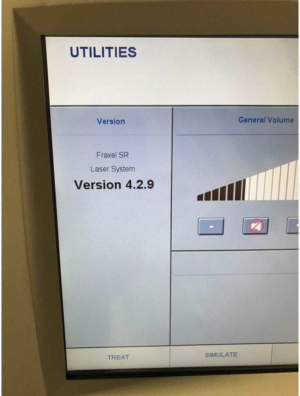 2008 Reliant Fraxel SR1500 Laser Fractional Non-Ablative 1540nm Skin Resurfacing Sol International Medical