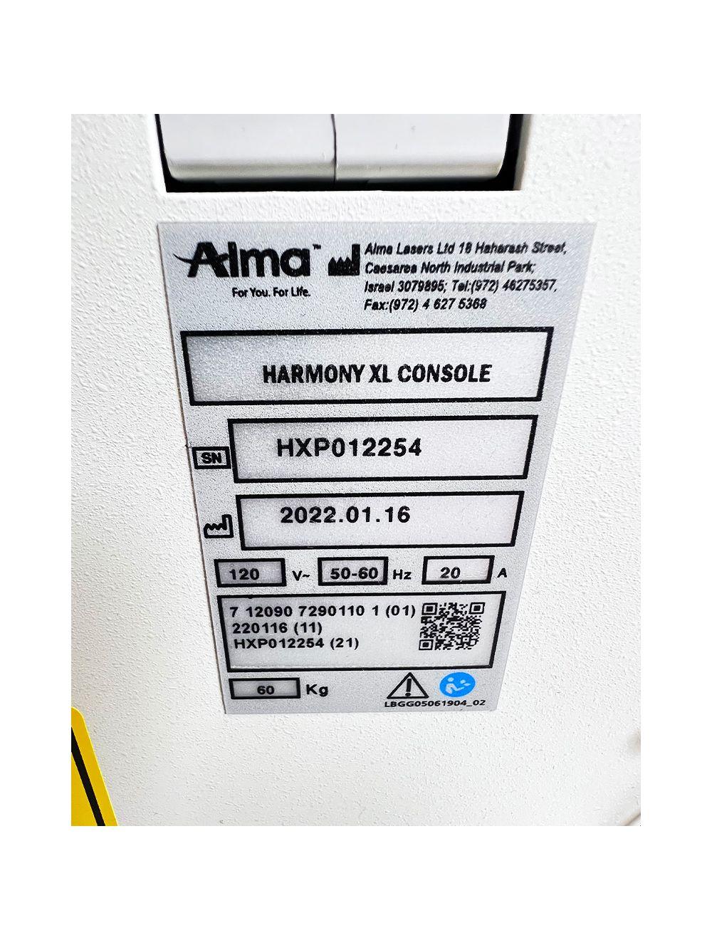 2022 Alma Harmony XL PRO IPL Laser Dye-VL QSW 1200J Vascular Lesions System