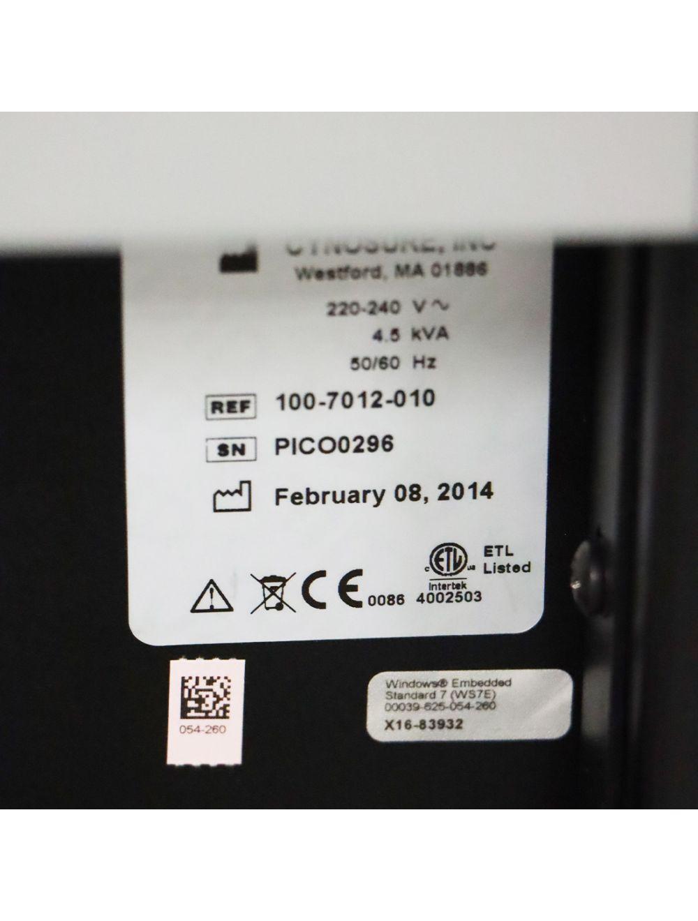 2014 Cynosure PicoSure Laser Tattoo Removal Lesions Acne Scars Skin Rejuvenation