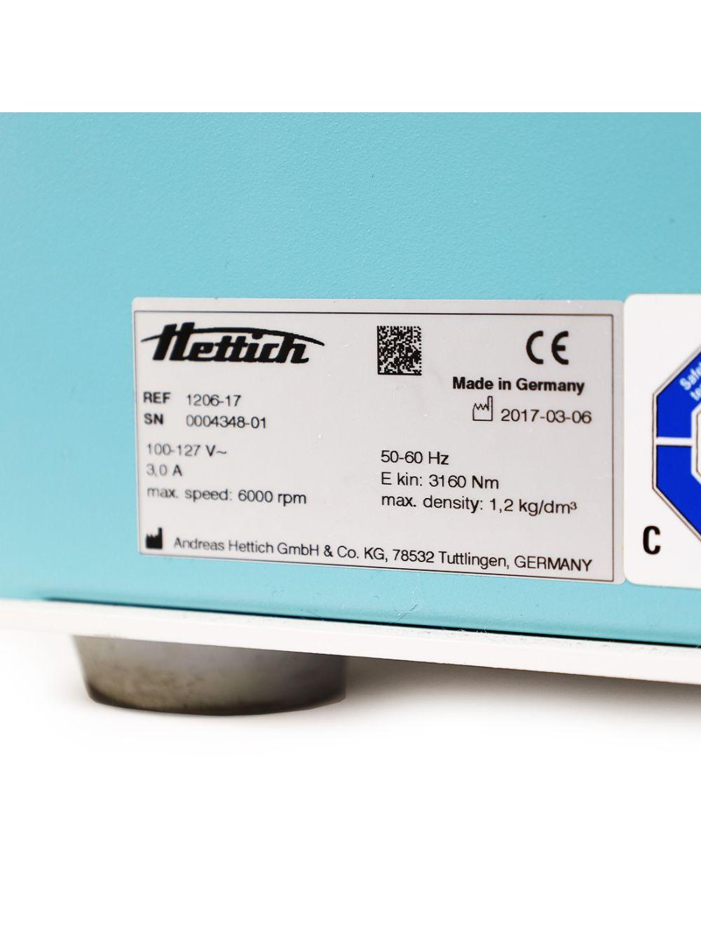 2017 Hettich Arthrex ACP Autologous Conditioned Plasma Blood Centrifuge 1206-17 Sol International Medical