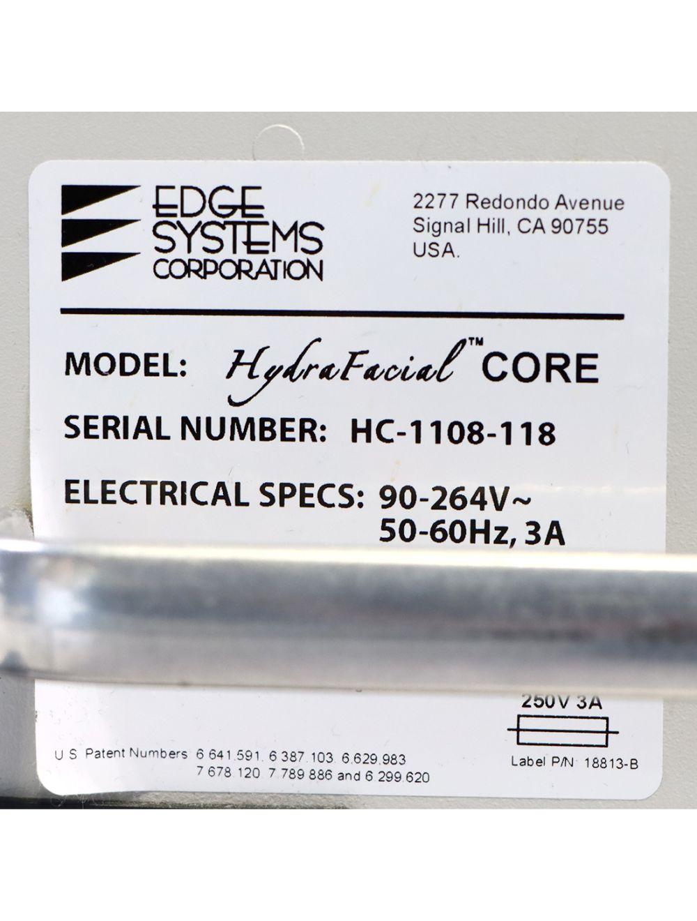 Edge Systems HydraFacial CORE System Multi-Step Skin Treatment Hydradermabrasion Hydrafacial