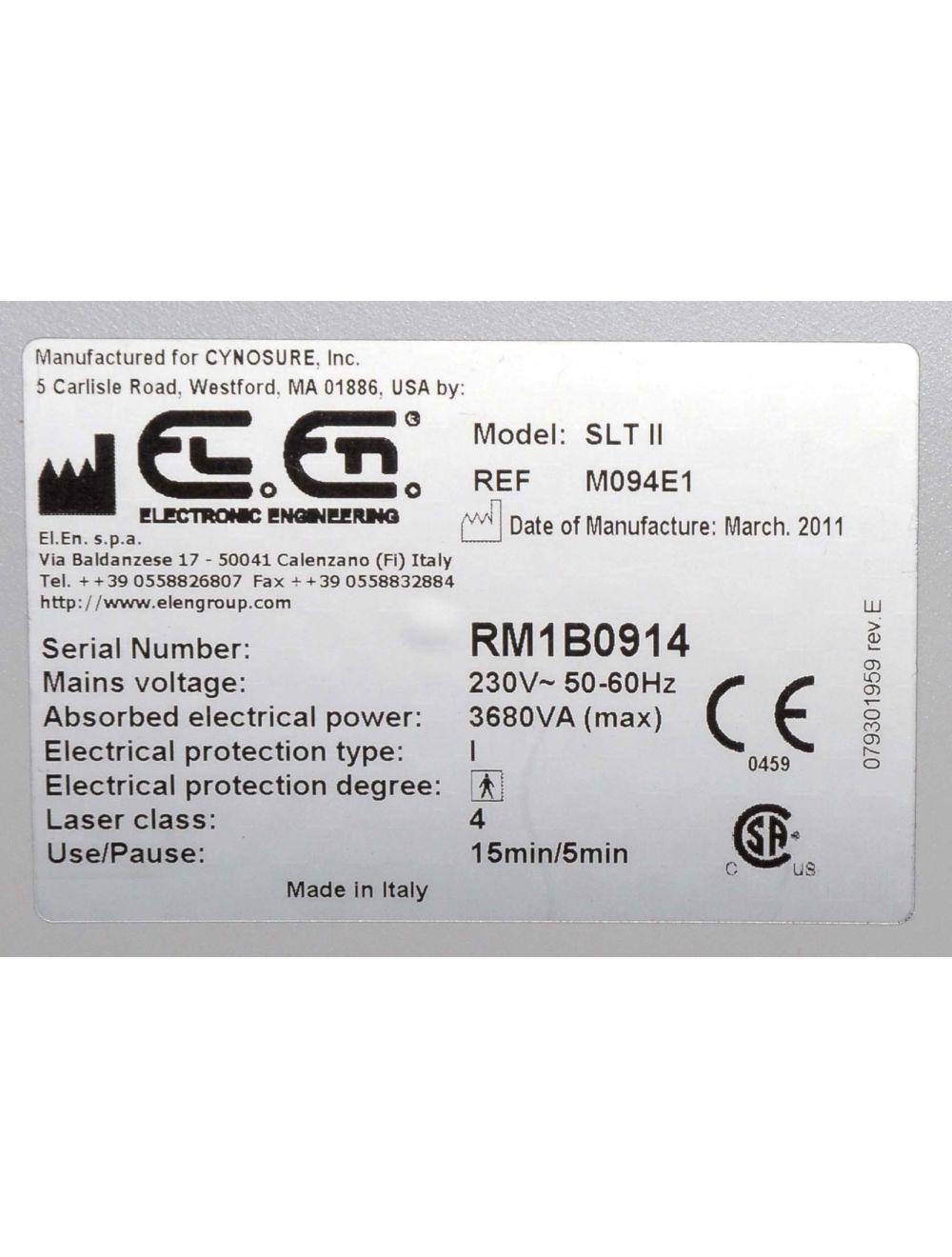 2011 SmartLipo SLT II Cynosure Triplex Cellulaze Palomar Laser Neck Body Nd:YAG