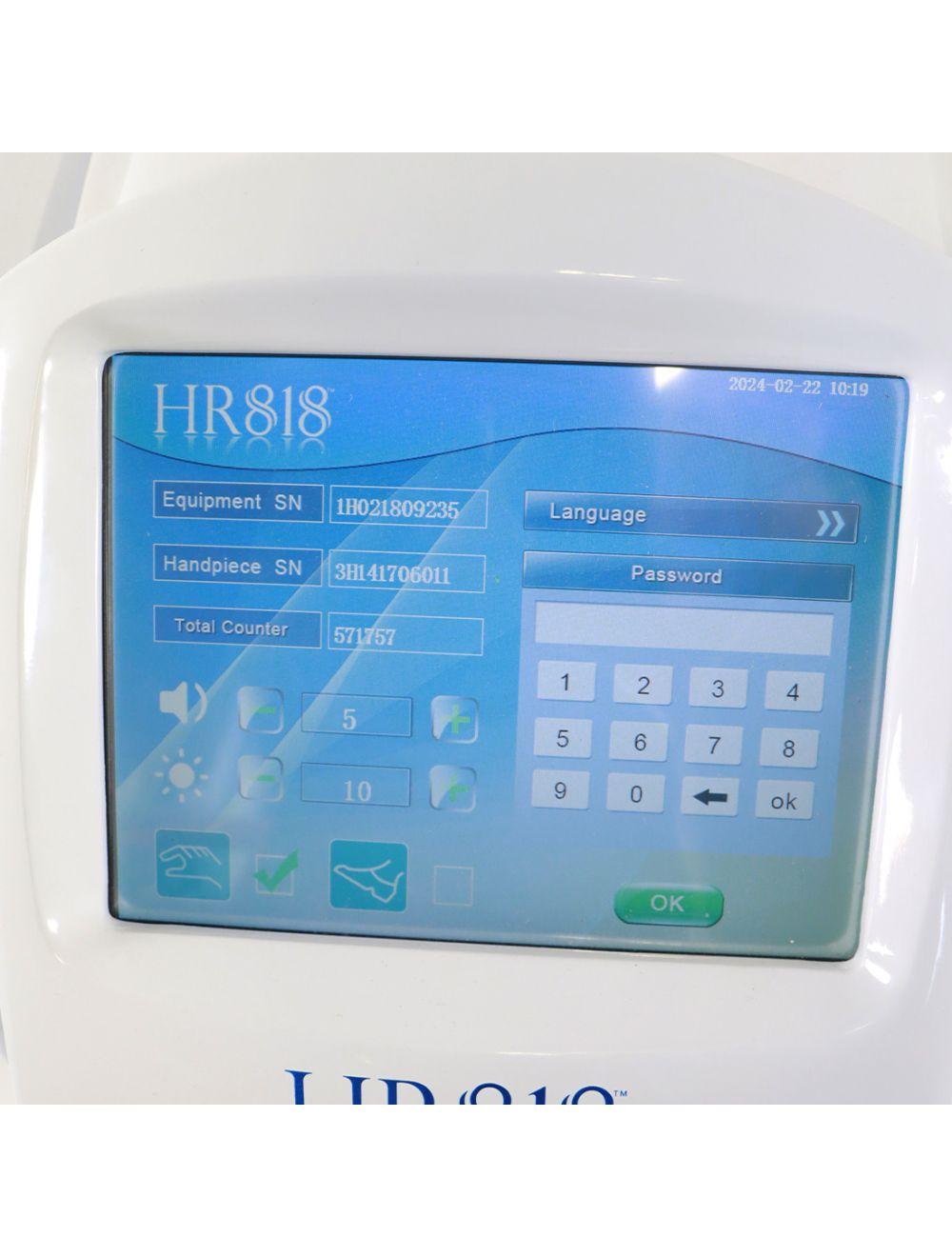 2018 Zarin HR818 810 12x16mm Spot HR 818 Diode Laser Hair Removal System Sol International Medical