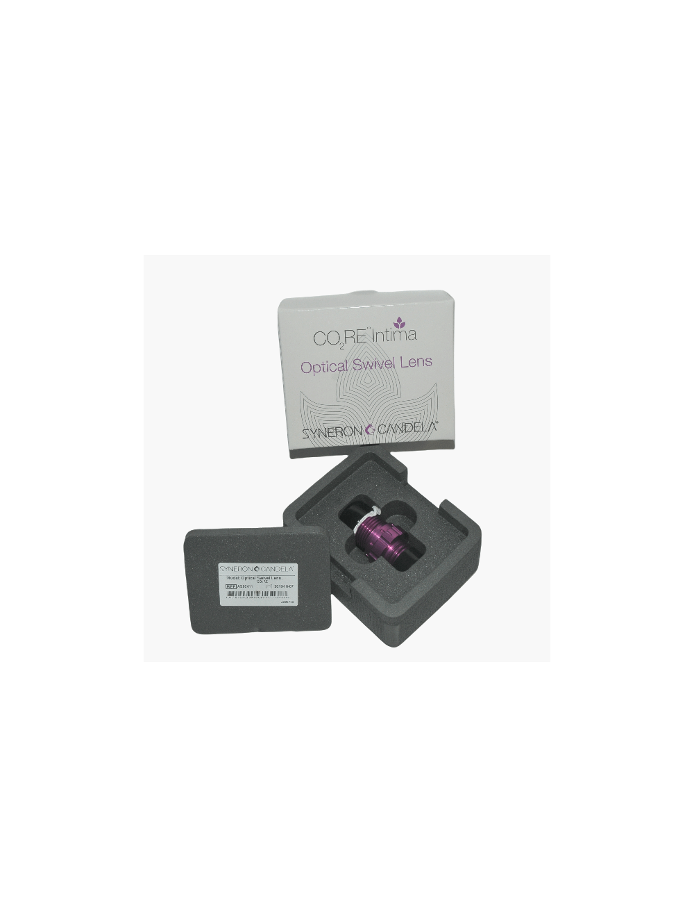 Syneron Candela CO2RE Intima Laser Optical Swivel Lens Purple AS90411 CORE2 F127 Candela
