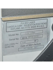 キャンデラ ジェントルYAGレーザー 1064 毛髪静脈除去 2HP VR HR ジェントルYAG 2005