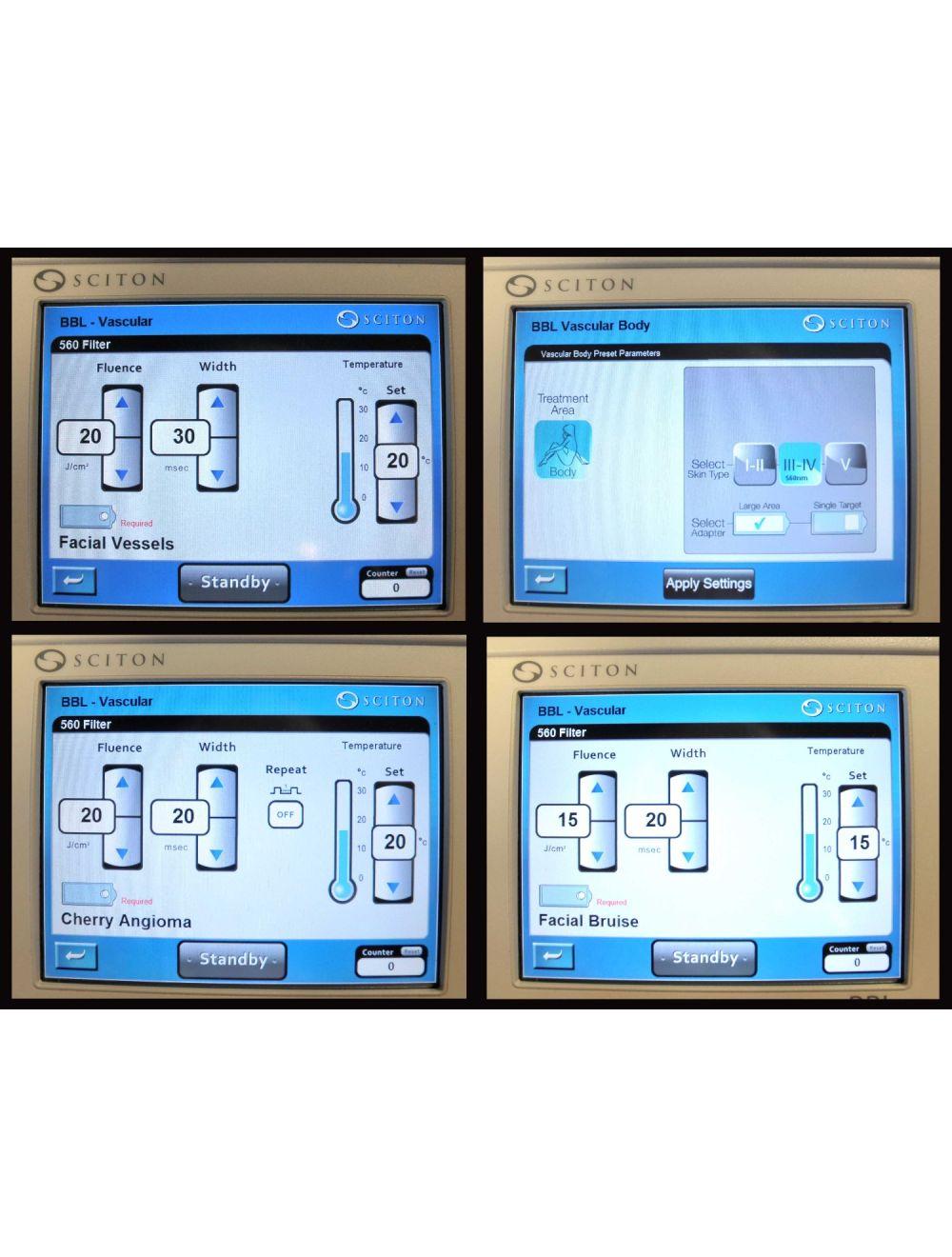 Sciton Profile BBLs Laser Broad Band Light Pigment Hair Removal Vascular Loaded