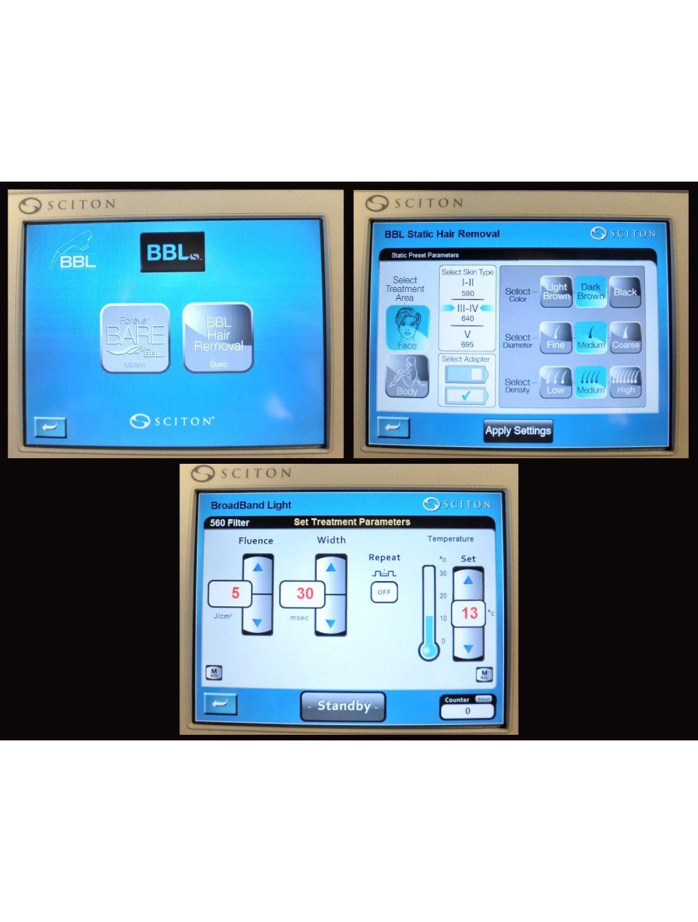 Sciton Profile BBLs Laser Broad Band Light Pigment Hair Removal Vascular Loaded