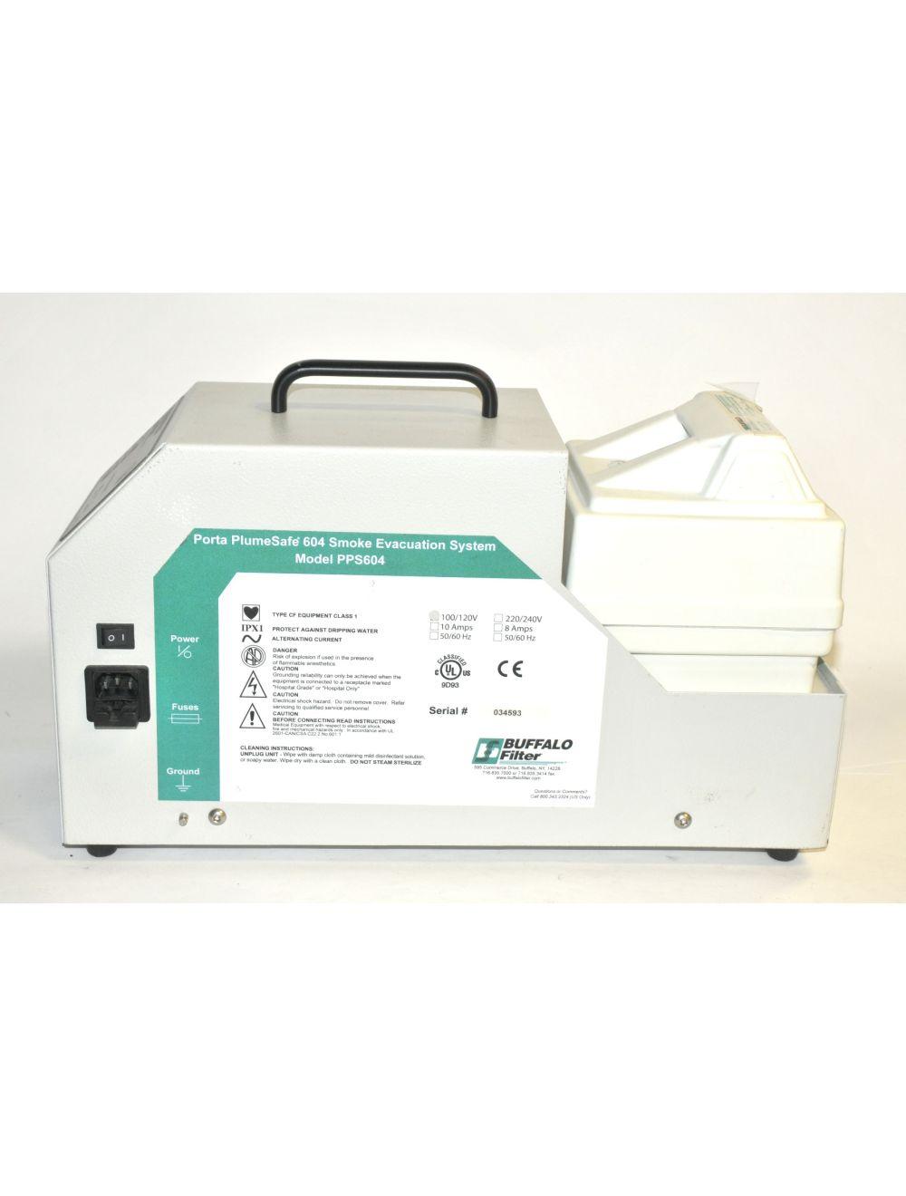 Buffalo Porta PlumeSafe 604 Smoke Evacuation Suction Filter PPS604 110/120 Volt