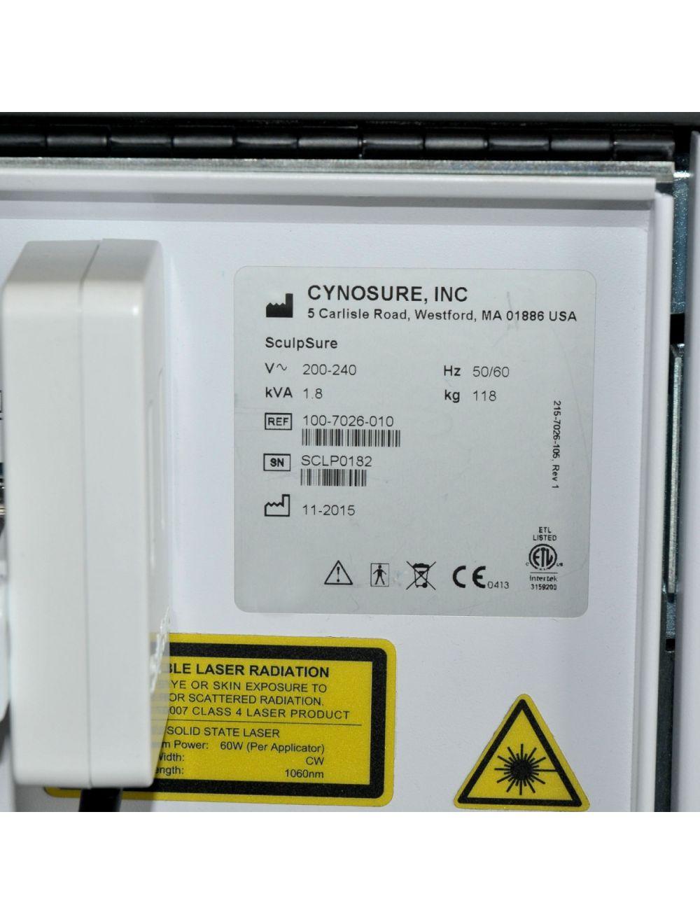 2015 Cynosure SCULPSURE 二極體非侵入式 1060 雷射塑身
