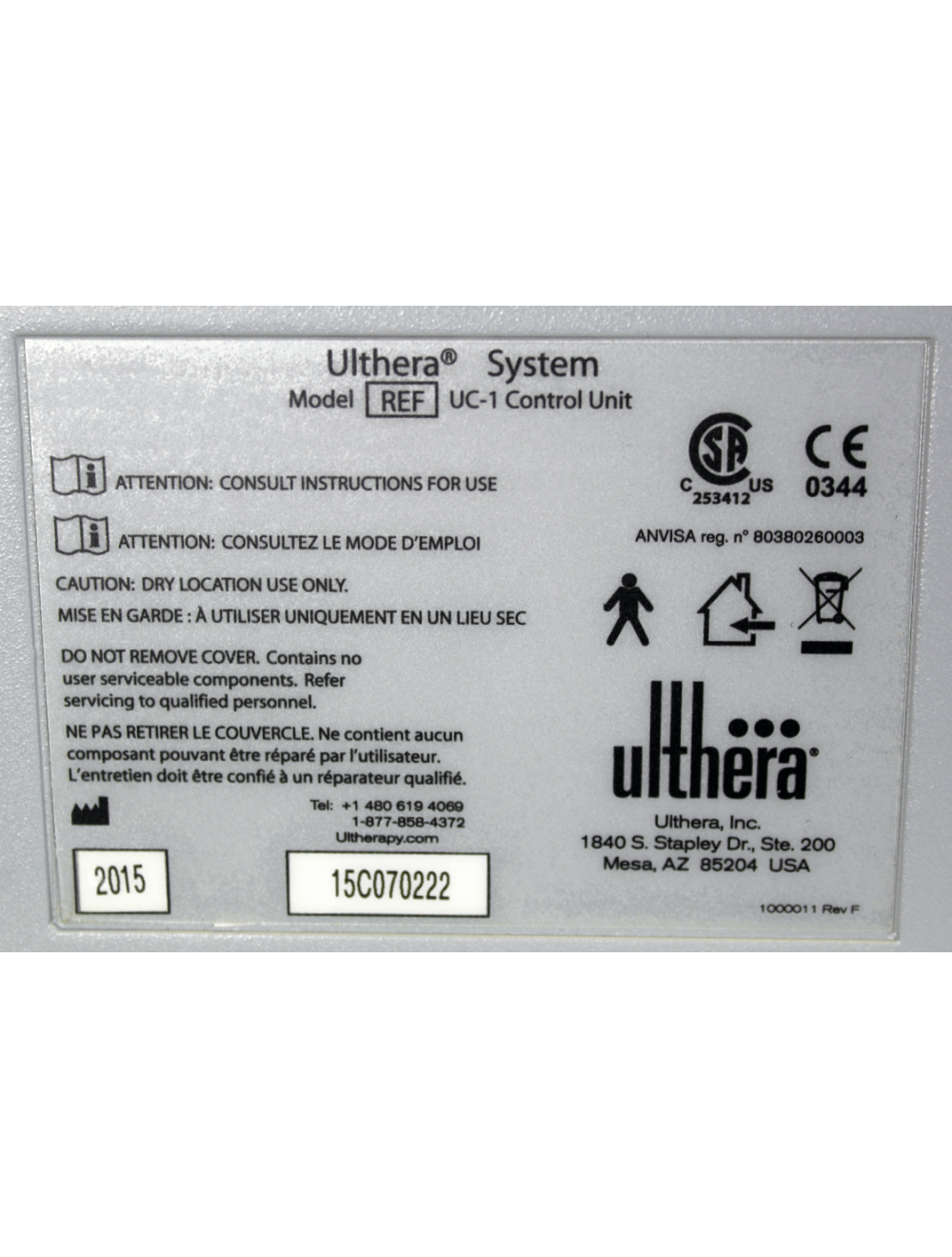 2015 Merz Ulthera Ultherapy DeepSEE Ultrasound System w/Access Key Accessories Sol International Medical