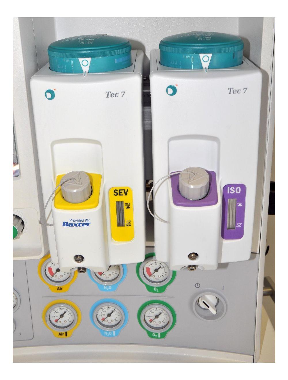 Datex Ohmeda Aespire 7900 GE Anesthesia Machine Tec 7 Sevoflurane Isoflurene Sol International Medical